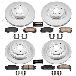 PowerStop Z17 Evolution Plus GEOMET Coated Brake Kits for 1996 LEGACY - CRK1119