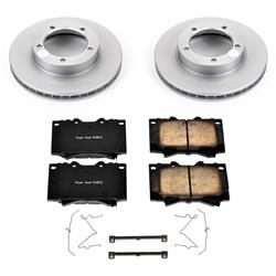 PowerStop Z17 Evolution Plus GEOMET Coated Brake Kits for 1998-2007 LAND CRUISER, LX470 - CRK1132