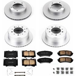 PowerStop Z17 Evolution Plus GEOMET Coated Brake Kits for 1998-2007 LAND CRUISER, LX470 - CRK1133