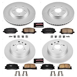 PowerStop Z17 Evolution Plus GEOMET Coated Brake Kits for 2001-2003 HIGHLANDER - CRK1139