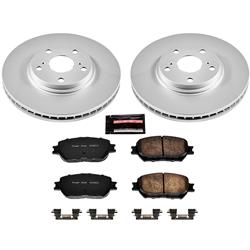 PowerStop Z17 Evolution Plus GEOMET Coated Brake Kits for 2002-2004 CAMRY - CRK1143
