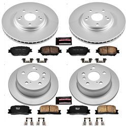 PowerStop Z17 Evolution Plus GEOMET Coated Brake Kits for 2002-2004 CAMRY - CRK1145