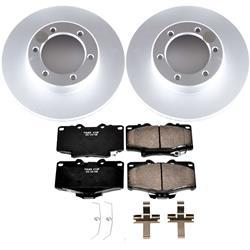 PowerStop Z17 Evolution Plus GEOMET Coated Brake Kits for 1991-1995 4RUNNER, 1993-1998 T100 - CRK1150