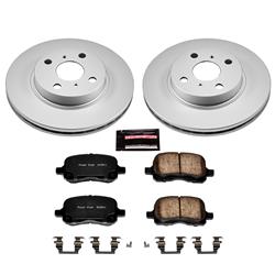 PowerStop Z17 Evolution Plus GEOMET Coated Brake Kits for 1998-2002 COROLLA, PRIZM - CRK1152