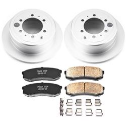PowerStop Z17 Evolution Plus GEOMET Coated Brake Kits for 1993-1997 LAND CRUISER, 1996-1997 LX450 - CRK1156