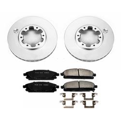 PowerStop Z17 Evolution Plus GEOMET Coated Brake Kits for 1996-1998 PATHFINDER - CRK1175