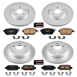 PowerStop Z17 Evolution Plus GEOMET Coated Brake Kits for 2006-2007 MURANO - CRK119