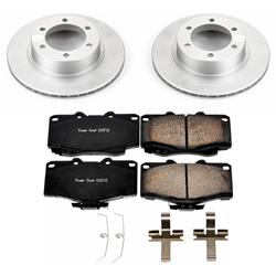 PowerStop Z17 Evolution Plus GEOMET Coated Brake Kits for 1995-2002 4RUNNER, 2004 TACOMA - CRK1236
