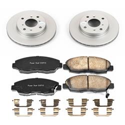 PowerStop Z17 Evolution Plus GEOMET Coated Brake Kits for 1998-2002 ACCORD, 1998-1999 CL - CRK1239