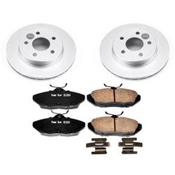 PowerStop Z17 Evolution Plus GEOMET Coated Brake Kits for 1993-1997 COUGAR, THUNDERBIRD, 1993-1998 MARK VIII - CRK1297