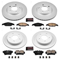 PowerStop Z17 Evolution Plus GEOMET Coated Brake Kits for 1999-2004 MUSTANG - CRK1302