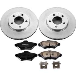 PowerStop Z17 Evolution Plus GEOMET Coated Brake Kits for 1993-1997 COUGAR, THUNDERBIRD - CRK1325