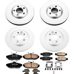 PowerStop Z17 Evolution Plus GEOMET Coated Brake Kits for 2000-2002 S-TYPE - CRK1352