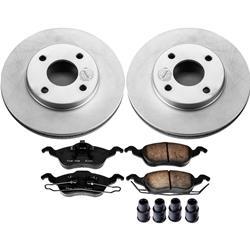 PowerStop Z17 Evolution Plus GEOMET Coated Brake Kits for 2000-2004 FOCUS - CRK1358