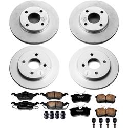 PowerStop Z17 Evolution Plus GEOMET Coated Brake Kits for 2001-2004 FOCUS - CRK1359