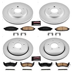 PowerStop Z17 Evolution Plus GEOMET Coated Brake Kits for 2003-2011 CROWN VICTORIA, GRAND MARQUIS, 2003-2004 MARAUDER - CRK1365