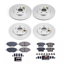 PowerStop Z23 Evolution Sport GEOMET Coated Brake Kits for 2005-2008 X-TYPE - CRK1374