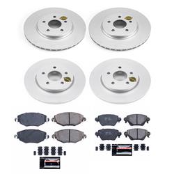 PowerStop Z23 Evolution Sport GEOMET Coated Brake Kits for 2002-2005 X-TYPE - CRK1375