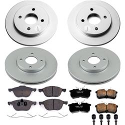 PowerStop Z17 Evolution Plus GEOMET Coated Brake Kits for 2005-2007 FOCUS - CRK1378