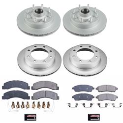 PowerStop Z17 Evolution Plus GEOMET Coated Brake Kits for 2003-2004 F-350 SUPER DUTY, F-250 SUPER DUTY, 2003-2005 EXCURSION - CRK1393