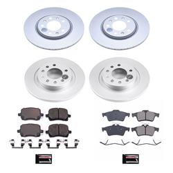 PowerStop Z17 Evolution Plus GEOMET Coated Brake Kits for 2007-2010 SKY, 2006-2009 SOLSTICE - CRK1434