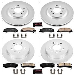 PowerStop Z17 Evolution Plus GEOMET Coated Brake Kits for 2006-2010 IMPALA, 2006-2007 MONTE CARLO - CRK1438