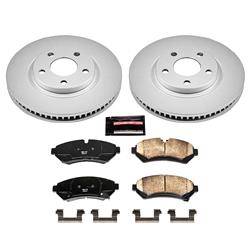 PowerStop Z17 Evolution Plus GEOMET Coated Brake Kits for 1998-2002 SEVILLE - CRK1549