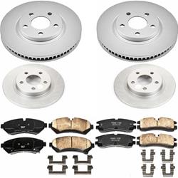 PowerStop Z17 Evolution Plus GEOMET Coated Brake Kits for 1998-2002 SEVILLE - CRK1550