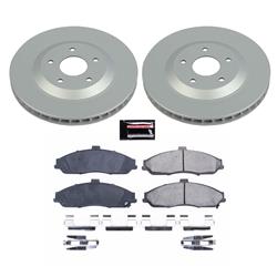 PowerStop Z17 Evolution Plus GEOMET Coated Brake Kits for 1997-2004 CORVETTE, 2004-2009 XLR - CRK1559