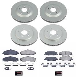 PowerStop Z17 Evolution Plus GEOMET Coated Brake Kits for 1997-2004 CORVETTE, 2004-2009 XLR - CRK1560