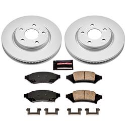 PowerStop Z17 Evolution Plus GEOMET Coated Brake Kits for 2004 GRAND PRIX - CRK1586