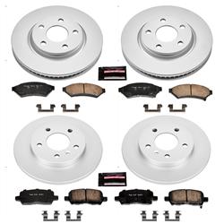 PowerStop Z17 Evolution Plus GEOMET Coated Brake Kits for 2005-2008 GRAND PRIX, 2005-2009 LACROSSE - CRK1589