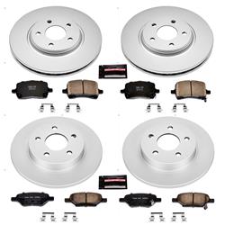 PowerStop Z17 Evolution Plus GEOMET Coated Brake Kits CRK1612