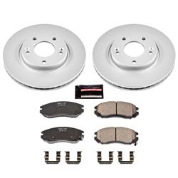 PowerStop Z17 Evolution Plus GEOMET Coated Brake Kits for 2004-2006 TIBURON - CRK163