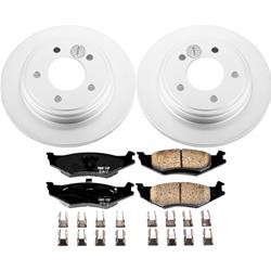 PowerStop Z17 Evolution Plus GEOMET Coated Brake Kits for 1993-1994 CONCORDE, INTREPID, 1994 LHS - CRK1667