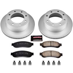 PowerStop Z17 Evolution Plus GEOMET Coated Brake Kits for 2005-2007 F-250 SUPER DUTY, F-350 SUPER DUTY - CRK1799