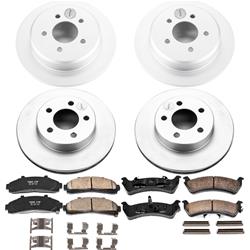 PowerStop Z17 Evolution Plus GEOMET Coated Brake Kits for 1995-2001 EXPLORER, 1998-2001 MOUNTAINEER - CRK1861