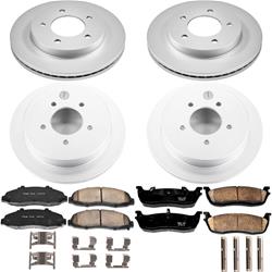 PowerStop Z17 Evolution Plus GEOMET Coated Brake Kits for 1999-2000 F-150 - CRK1867