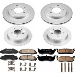 PowerStop Z17 Evolution Plus GEOMET Coated Brake Kits for 2000-2003 F-150, 2004 F-150 HERITAGE - CRK1868