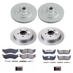 PowerStop Z17 Evolution Plus GEOMET Coated Brake Kits for 1999-2000 F-150 - CRK1881