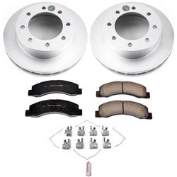 PowerStop Z17 Evolution Plus GEOMET Coated Brake Kits for 1999 F-250 SUPER DUTY, F-350 SUPER DUTY - CRK1885
