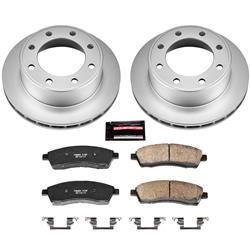 PowerStop Z17 Evolution Plus GEOMET Coated Brake Kits for 1999-2004 F-350 SUPER DUTY, F-250 SUPER DUTY, 2000-2005 EXCURSION - CRK1890