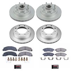 PowerStop Z17 Evolution Plus GEOMET Coated Brake Kits for 1999-2002 F-350 SUPER DUTY, F-250 SUPER DUTY, 2000-2002 EXCURSION - CRK1894