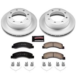 PowerStop Z17 Evolution Plus GEOMET Coated Brake Kits for 1999-2004 F-350 SUPER DUTY, F-250 SUPER DUTY, 2000-2005 EXCURSION - CRK1905