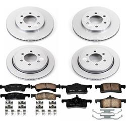 PowerStop Z17 Evolution Plus GEOMET Coated Brake Kits for 2002-2006 EXPEDITION, 2003-2006 NAVIGATOR - CRK1934