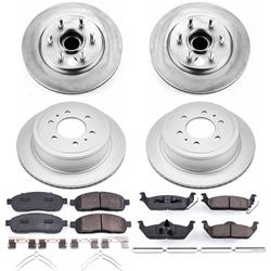 PowerStop Z17 Evolution Plus GEOMET Coated Brake Kits for 2004-2008 F-150, 2006-2008 MARK LT - CRK1940