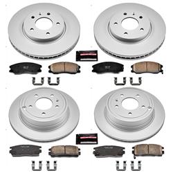 PowerStop Z17 Evolution Plus GEOMET Coated Brake Kits CRK2091