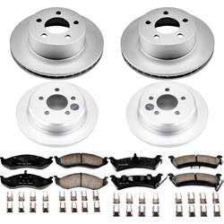 PowerStop Z17 Evolution Plus GEOMET Coated Brake Kits for 1993-1998 GRAND CHEROKEE - CRK2121