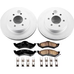 PowerStop Z17 Evolution Plus GEOMET Coated Brake Kits for 1999 DAKOTA, 1998-1999 DURANGO - CRK2138