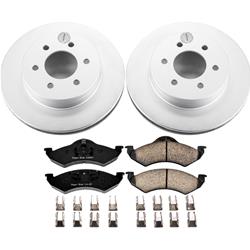 PowerStop Z17 Evolution Plus GEOMET Coated Brake Kits for 2000-2002 DAKOTA, DURANGO - CRK2139